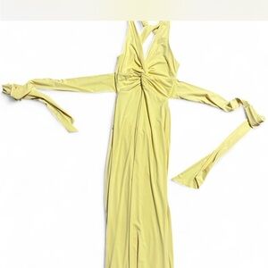Lucy in the Sky Yellow Maxi Dress
